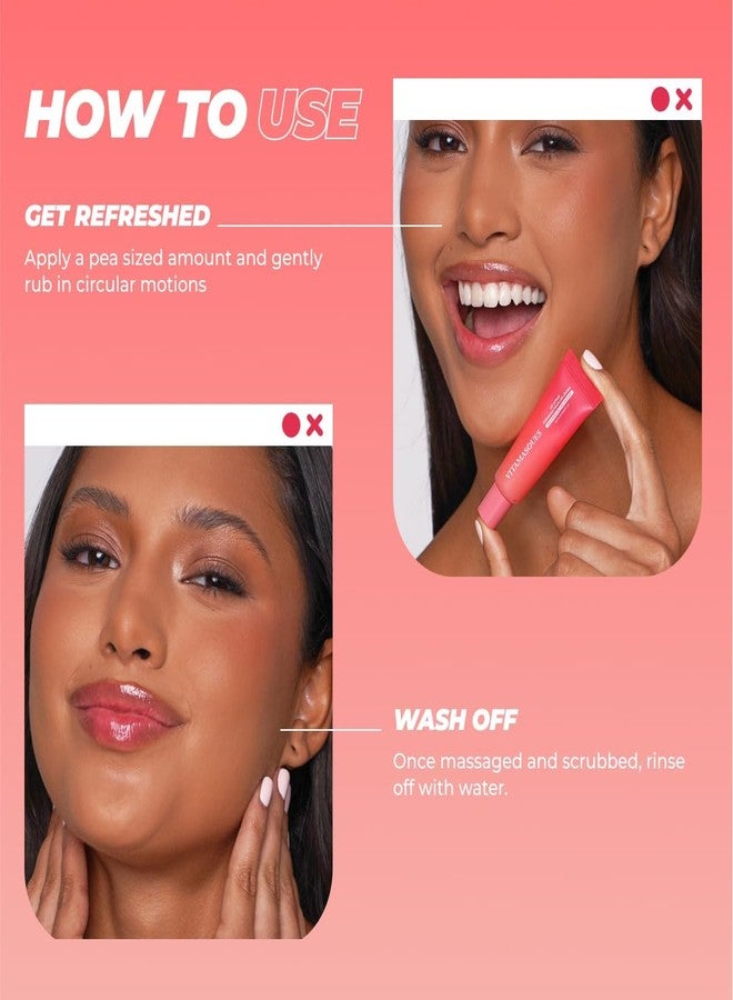 Vitamasques Lip Sugar Scrub - Watermelon, Lip Exfoliator Scrub, Sugar Scrubs, Overnight Hydration & Softening, Soothing Dryness, moisturizing lip scrub is enriched with Shea Butter - Made in Korea - Image 5